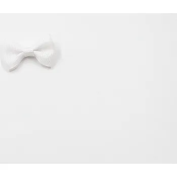 Stuha Mašlička taftová bílá