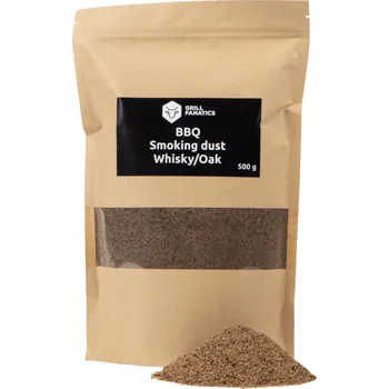 Tuhé palivo Grill Fanatics Whisky/Dub dřevěné piliny BBQ 500g