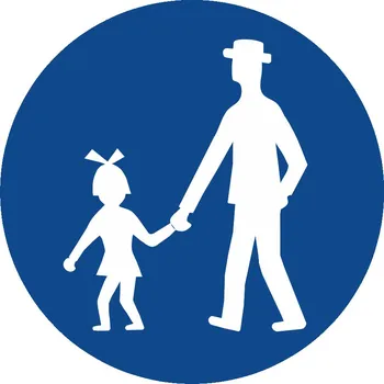 Dopravní značení Stezka pro chodce Dopravní značka 500 mm kruh