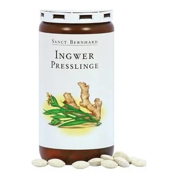 Přírodní produkt Sanct Bernhard Zázvor 250 pastilek