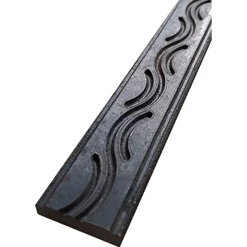 brána K 5556 - kovaná plochá ocel, pásovina, kovaný prvek pro kovářské ploty, brány, branky, zábradlí a mříže