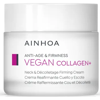 Pleťový krém Ainhoa Vegan Collagen+ Neck & Decolletage Firming Cream - Zpevňující krém pro krk a dekolt 50 ml