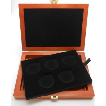 Luxusní kazeta na 5 ks zlatých mincí ČR - Prémiové ražby