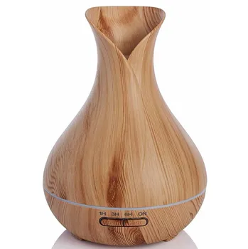 Elektrický aroma difuzér Recenze Ultrazvukový aroma difuzér s LED 400 ml hnědý