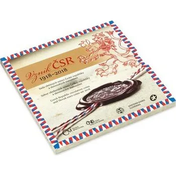 Sada oběžných mincí České a Slovenské republiky 2018 - Vznik Československa