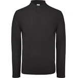 B&C Pánská polokošile s dlouhým rukávem PUI12 Black 4XL