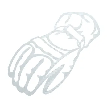 Samolepící dekorace SAMOLEPKA Motorkářské rukavice 003 levá (51 - 3D karbon bílý) NA AUTO, NÁLEPKA, FÓLIE, POLEP, TUNING, VLASTNÍ TEXT, TISK, AUTOSAMOLEPKY.cz, POLEPY, OBRÁZEK, LOGO, SAMOLEPKY