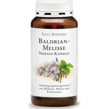 Přírodní produkt Sanct Bernhard Kozlík lékařský a Meduňka proti stresu 240 kapslí