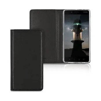 Pouzdro na mobilní telefon Flipový kryt pro Nokia 7 - černá