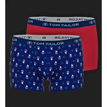 Boxerky TOM TAILOR Vánoční dvojbalení pánských boxerek (modrá / červená) L 75044-635