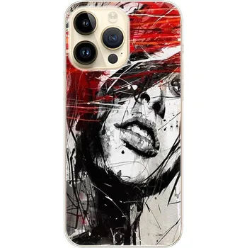 Pouzdro na mobilní telefon Odolné silikonové pouzdro iSaprio - Sketch Face - iPhone 14 Pro Max