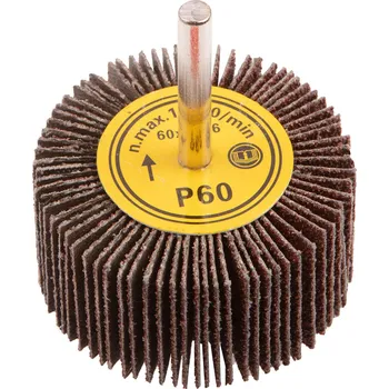 Brusný kotouč Graphite Brusný kotouč lamelový na stopce 60x30 mm K60