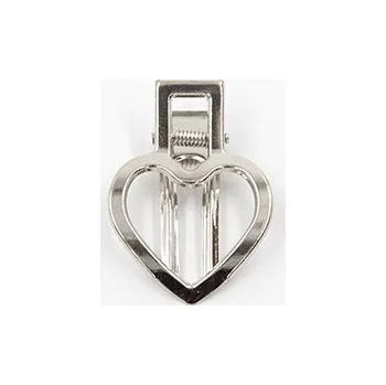 Ozdoba do vlasů Sponka srdce stříbrná