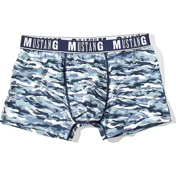 Boxerky MUSTANG Pánské maskáčové modré boxerky AREK XXL 4199_1000.975