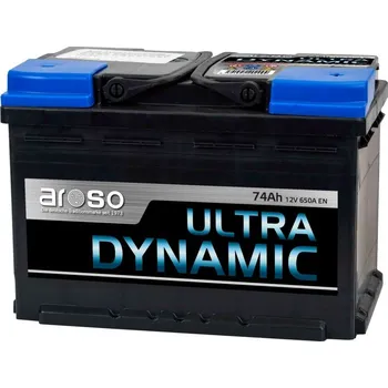 Autobaterie Aroso Ultra Dynamic 12V 74Ah 650A EN