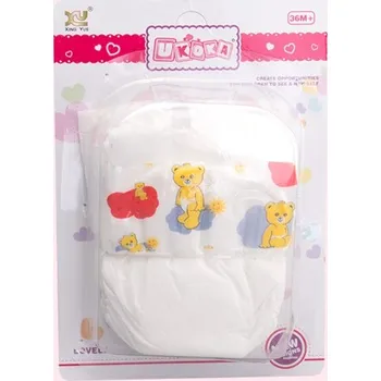 Doplněk pro panenku Plenky pro panenky 3 ks na kartě