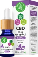 Zelená Země Extra CBD kapky na spaní 10 ml