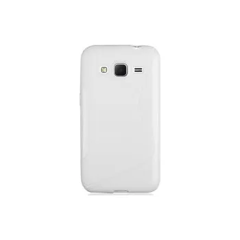 Pouzdro na mobilní telefon Silikonový obal Samsung G360 Galaxy CORE Prime - bílý
