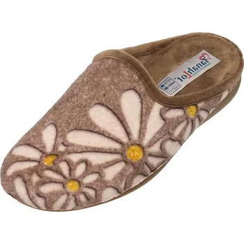 Dámské pantofle Dámská domácí obuv 5352409 SHOESY hnědá Barva: šedá, Velikost: 39