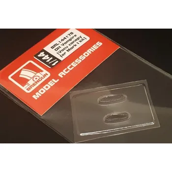 Plastikový model 1/144 Vacu Canopy DH Vampire (MARK 1 MOD.)