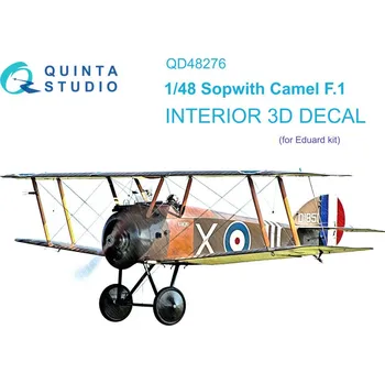 Plastikový model 1/48 Sopwith Camel F.1 3D-Printed & col.Interior