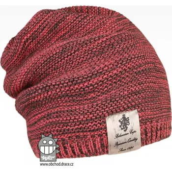 Čepice Pletená čepice Dráče - Colors 31, lososová melír Barva: Lososová, Velikost: 48-50