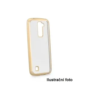 Pouzdro na mobilní telefon Zlatý silikonový obal LG K10 2017