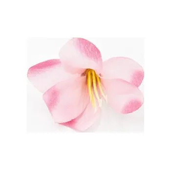 umělá květina Lilie 001 růžová žíhaná