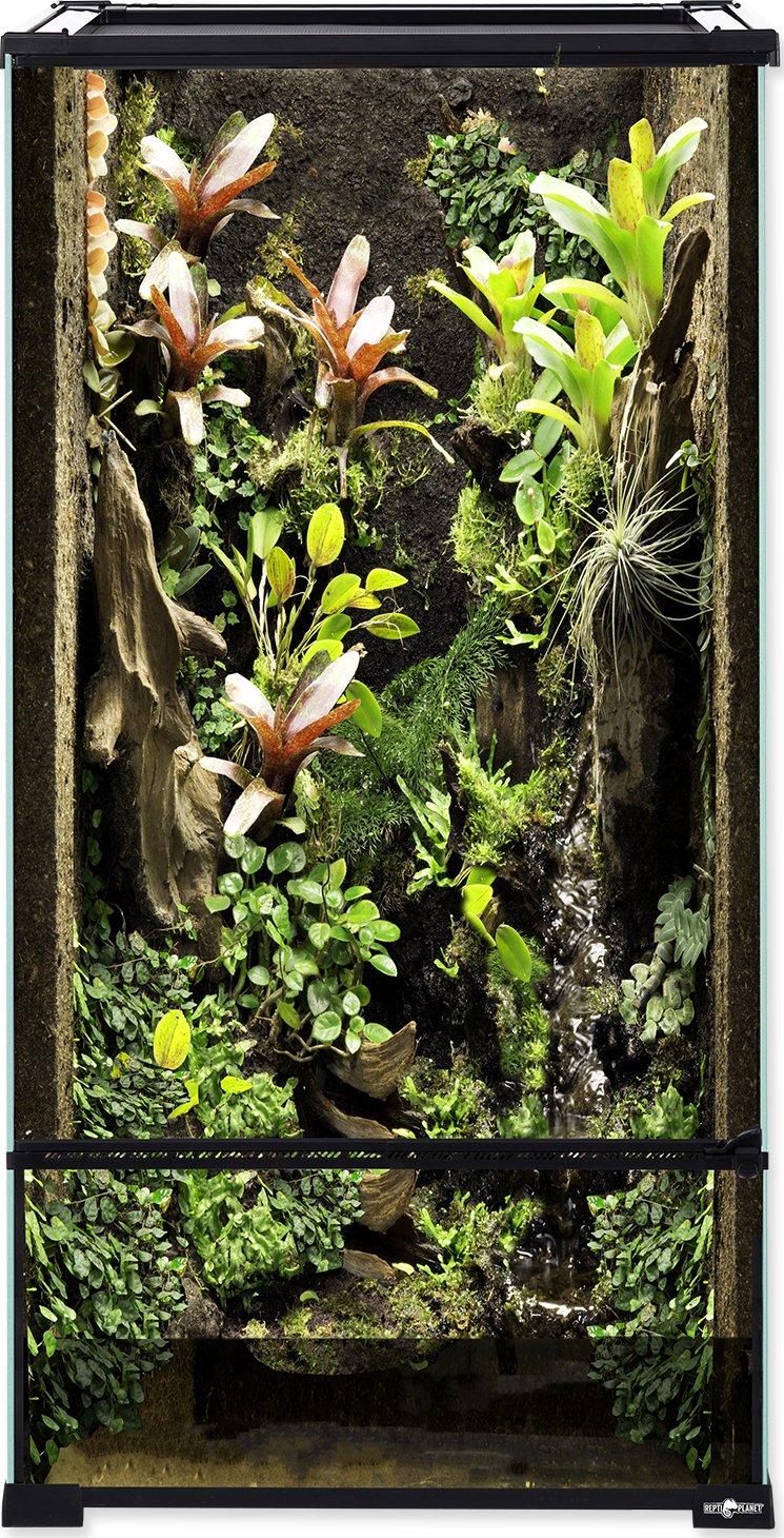 Terárium REPTI PLANET skleněné 45 x 45 x 90 cm
