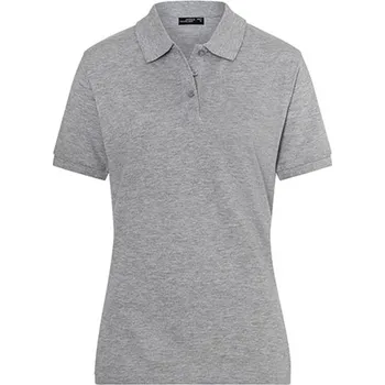 Dámské tričko James&Nicholson Dámská polokošile JN071 Grey Heather XXL