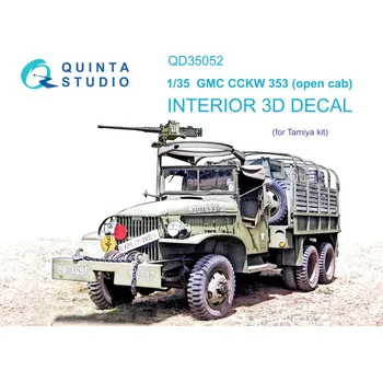 Plastikový model 1/35 GMC CCKW 353 (open cab) 3D-Printed & col.Int.