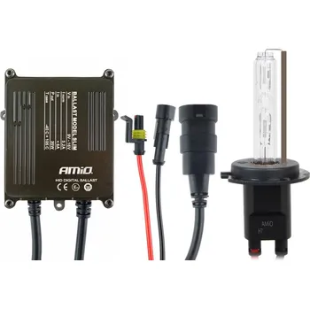 Autožárovka Amio Xenony pro motorku H7 4300°K (ballast + výbojka) - model CAN-BUS SLIM -