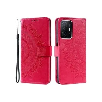 Pouzdro na mobilní telefon Knížkové pouzdro Xiaomi 11T / 11T Pro - mandala červená