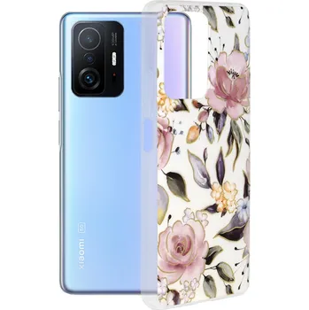 Pouzdro na mobilní telefon Kryt Xiaomi 11T / 11T Pro Techsuit - Marble Series - Chloe White