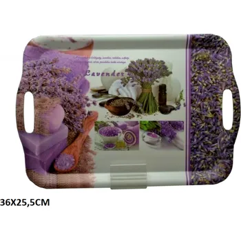 Queen Isabell Collection Plastový tác Lavender - 36*25,5 cm