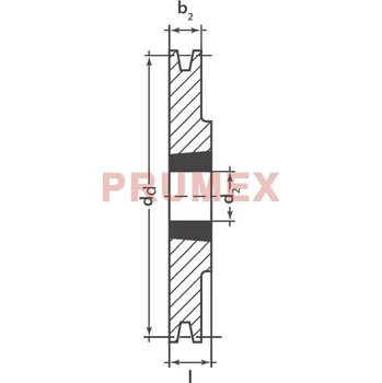 Řemenice TB SPZ 71/1 optibelt KS na Taper Lock