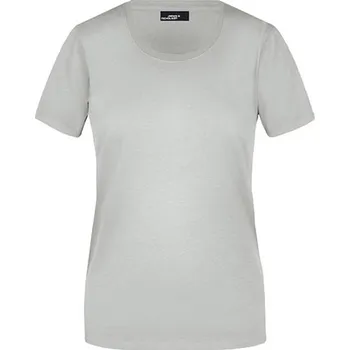 Dámské tričko James&Nicholson Dámské triko JN901 Light Grey XXL