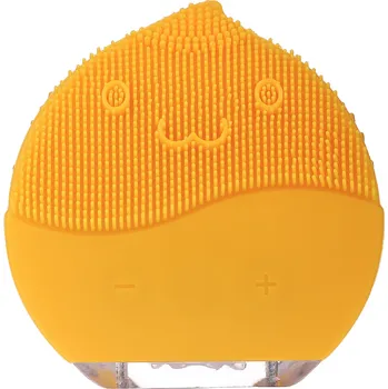 Pleťový krém Čisticí sonický kartáček na obličej - kapka vody, žlutá