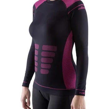 Dámské termoprádlo Dámské termo tričko Viking ALISA černá/růžová S