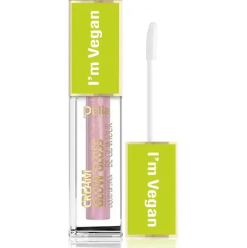 Lesk na rty Delia Cosmetics I'm Vegan lesk na rty odstín Rose Light 5 ml