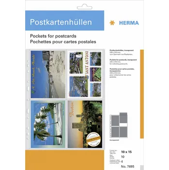 Herma slozka pro pohledni. 10x15 10x4 listu cira 7695