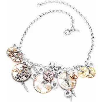 Náhrdelník Folli Follie Dámský náhrdelník Folli Folly 4N8S006AW (30 cm)