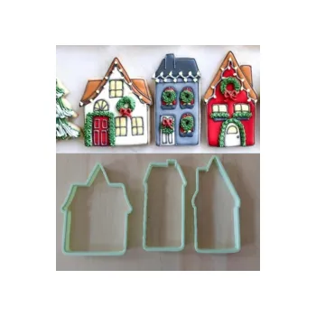 Vykrajovátko Vykrajovátka - DOMEČKY / sada 3 kusy