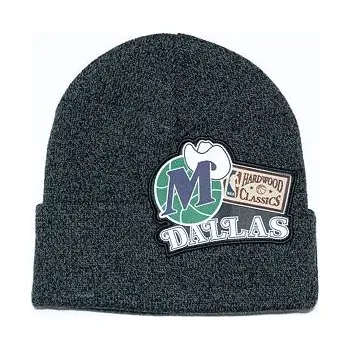 Zimní čelenka Kulich Mitchell & Ness XL LOGO PATCH KNIT HWC Dallas Mavericks Black