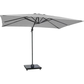 Stínicí technika Slunečník Voyager 1 Economy Platinum Velikost: 300 x 200 cm, Barva látky: Šedá, Barva rámu: Antracitová