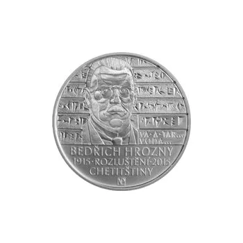 Česká mincovna 100. výročí rozluštění chetitštiny Bedřichem Hrozným 200 Kč 2015 stříbrná mince Proof 13 g