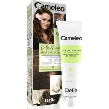 Delia Cosmetics Cameleo Color Essence barva na vlasy v tubě odstín 4.0 Brown 75 g