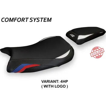 Moto sedlo TPZ Italia Potah sedla BMW S 1000 R M-SPORT (21-24) Petra comfort model potah sedla: bez loga 3SL (silver)