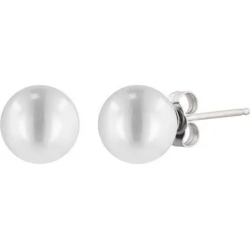 Náušnice Perlové zlaté náušnice Abira