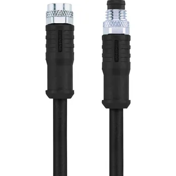 Escha AL-SKPS4-2-AL-SSPS4/S370 upravený zástrčkový konektor pro senzory - aktory, 8046258, piny: 4, 2.00 m, 1 ks